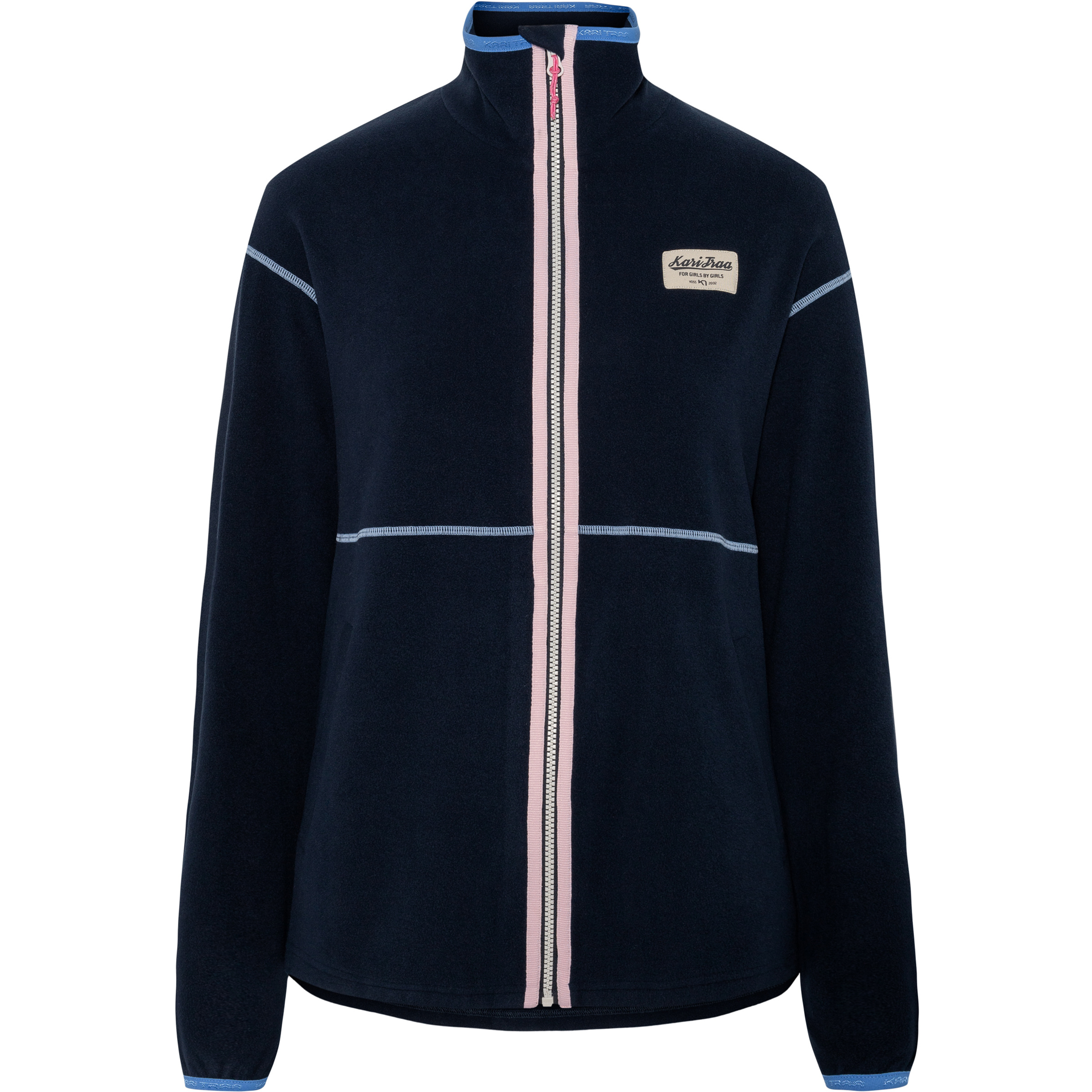 Kari Traa Gracie Damen Fleecejacke blau Größe L Trekking Elastisch