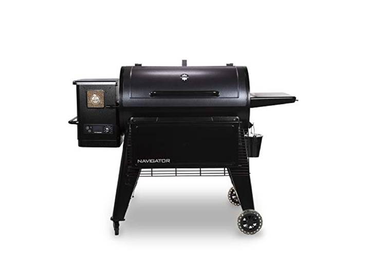 PIT BOSS - Barbecue à Pellets Surface de Cuisson 90x50 cm 8 cuissons Gril/Fumoir Ecran numérique 162 x 94 x 119cm Navigator 1150