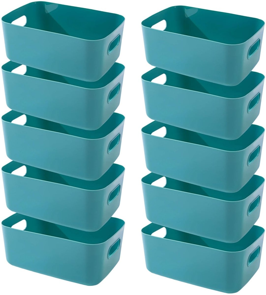 Solid Plastic Opbergdozen met Handvatten