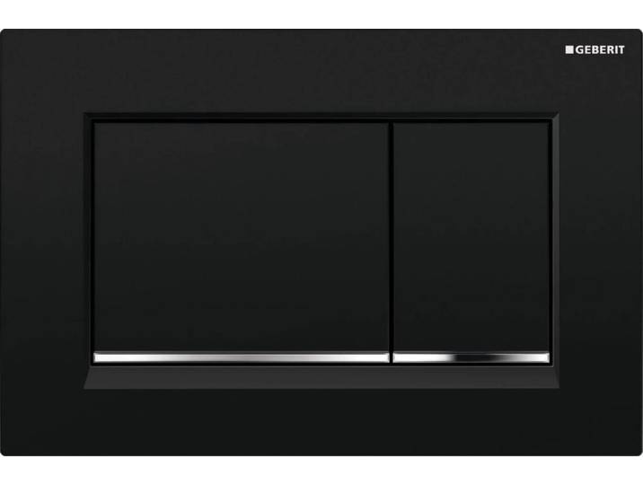 Geberit Sigma30 bedieningspaneel\, zwart - 115883KM1