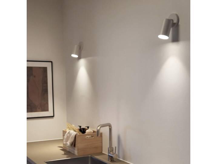 SpotOn Circle 1 plafond-/wandlamp, wit – Antidark - Woonkamer - Aluminium