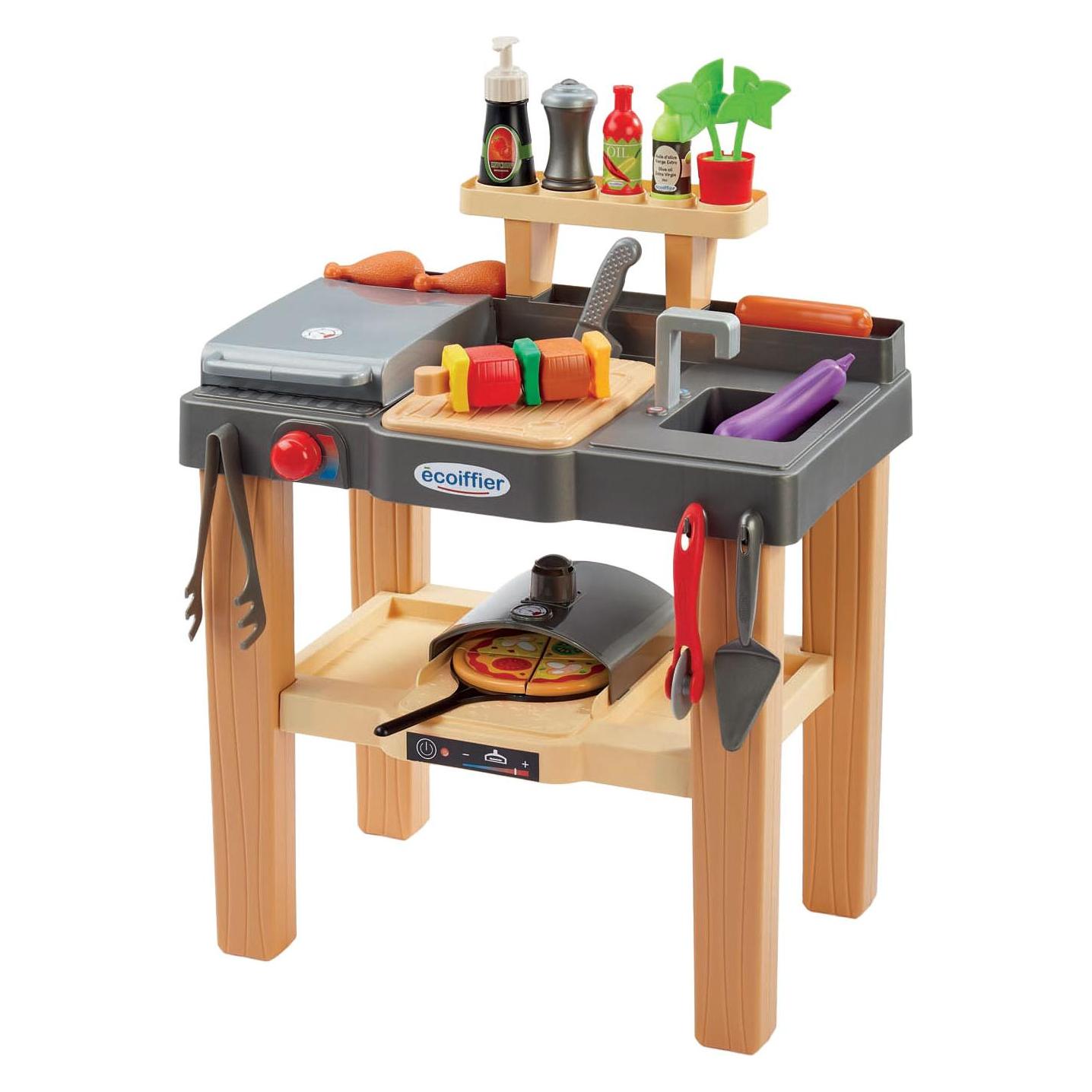 Ecoiffier Sommerküche mit Grill und Pizzaofen, 27-tlg. (4650)