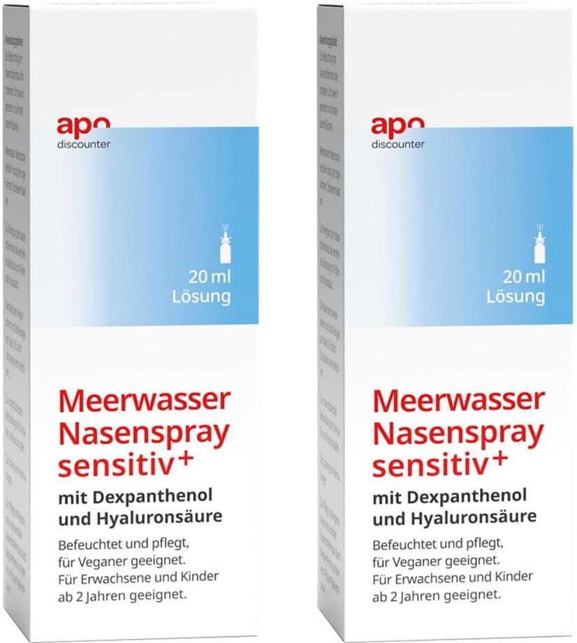 Pflegendes Nasenspray Hyaluron & Dexpanthenol von apodiscounter 2x20ml