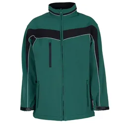Softshelljacke "PLALINE" - L - grün/schwarz