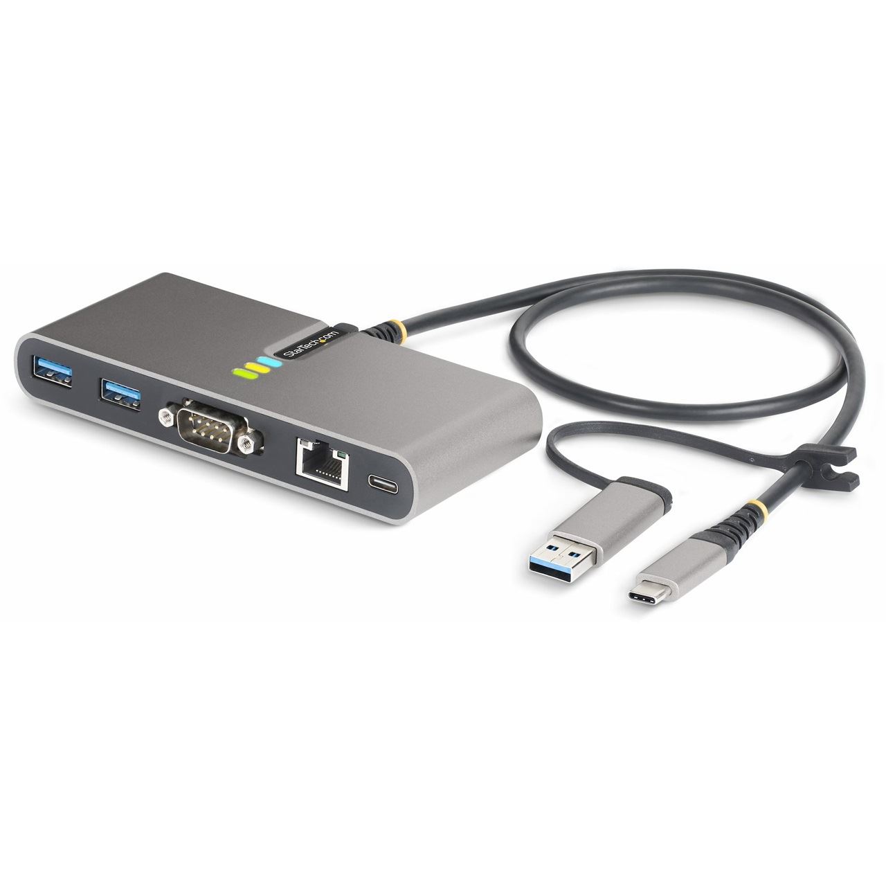 Startech USB-C/USB-A HUB GBE - RS232