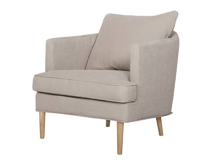 Sessel Grau Flachgewebe Calea 70 x 81 x 78cm