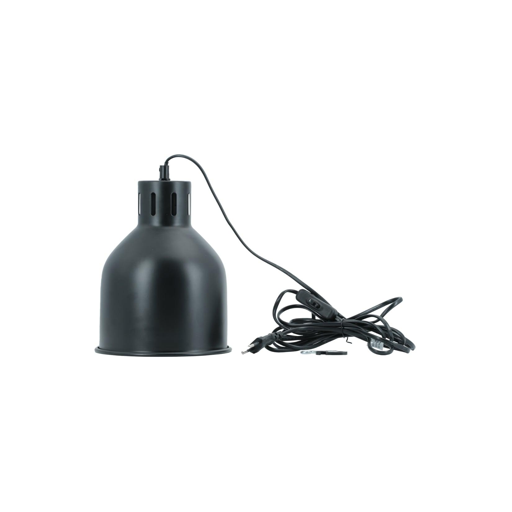 Venso EcoSolutions E27 SAGA Lampenschirm Schwarz , LED Pflanzenlampe E27 Pflanzenleuchte , LED Wachstumslampe , Anzuchtlampe Gemüse , Pflanzenlicht , Lampenschirm schwarz