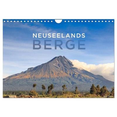 Neuseelands Berge (Wandkalender 2027 DIN A4 quer), CALVENDO Monatskalender