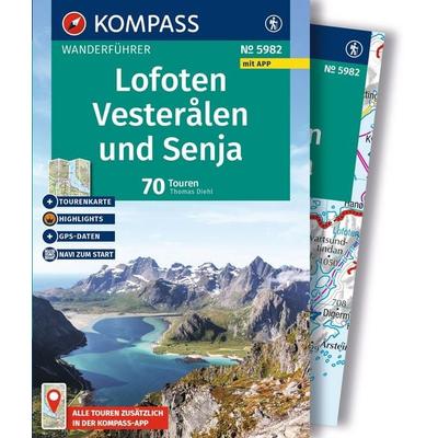 KOMPASS Wanderführer Lofoten, Vesterålen und Senja, 70 Touren mit Extra-Tourenkarte, Taschenbuch von Thomas Diehl, KOMPASS Freytag & Berndt,