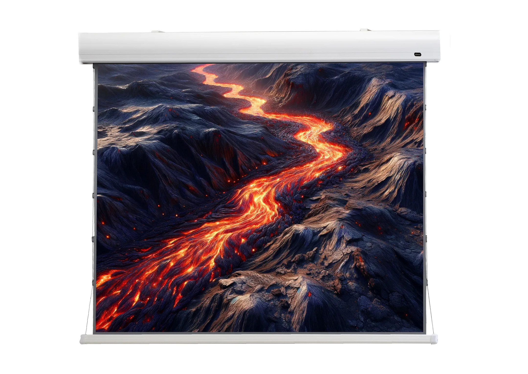 celexon Slate Kontrastleinwand Home Cinema 199 x 112cm - 90" Tension Motorleinwand