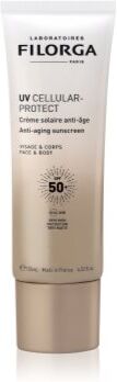 Filorga UV CELLULAR-PROTECT FACE & BODY protetor solar para rosto e corpo SPF 50+ 125 ml. UV CELLULAR-PROTECT FACE & BODY