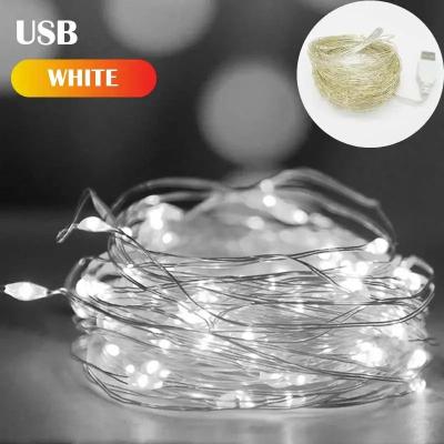 Uplift Picks TwinkleWire USB Fairy Lights 5M 10M Waterproof Copper String Lights white 1m 10 Led