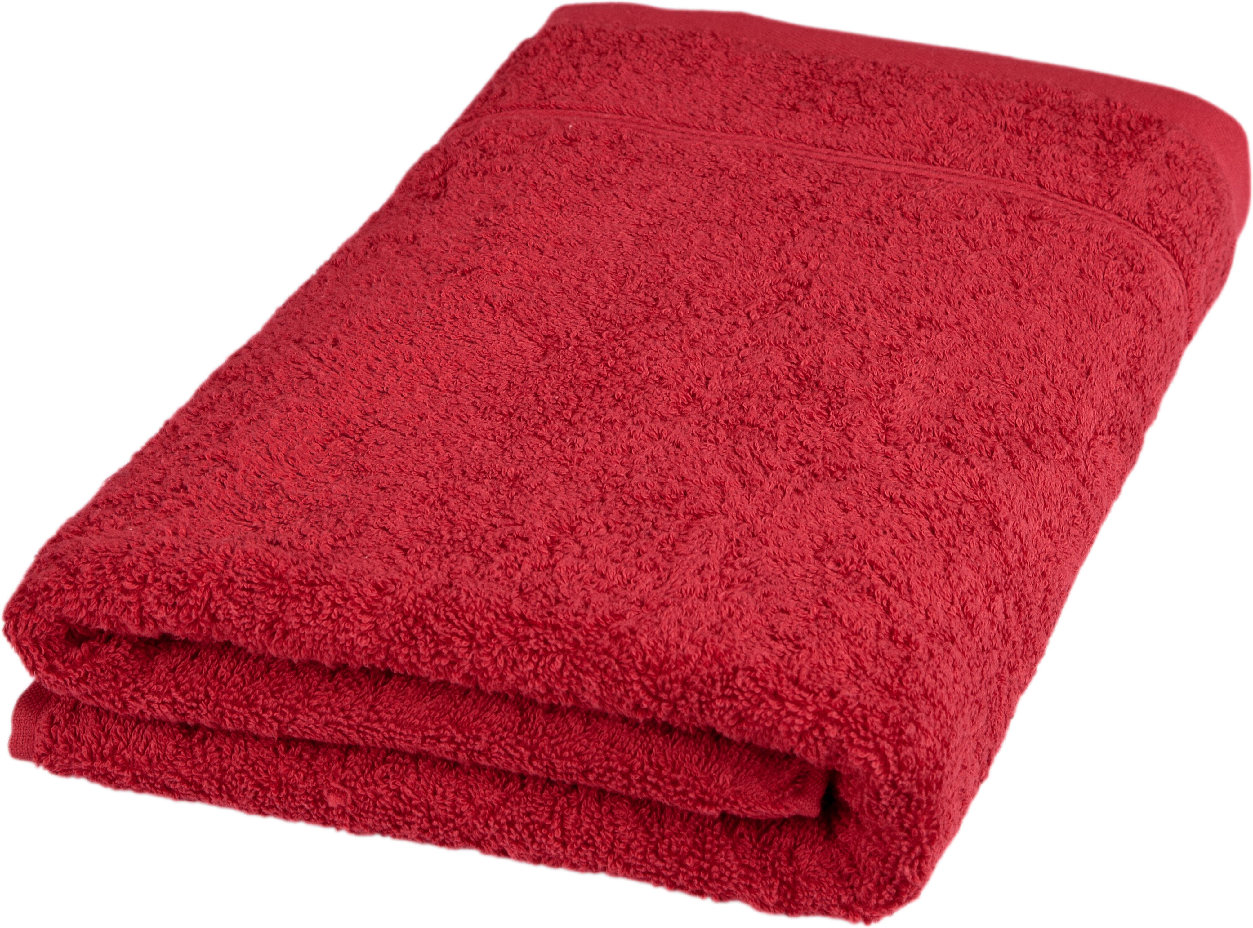 Badetuch ROSS "Rubin", rot (vino), B:70cm L:140cm, Frottier, Baumwolle, Handtücher, Badetuch, 100% Baumwolle vino B/L: 70cmx140cm, 1 Stk., Frottier