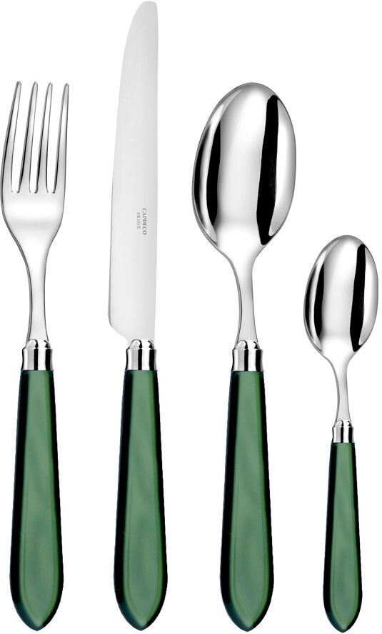 CAPDECO Owen 24 Piece Cutlery Set, Service for 6 Emerald 24