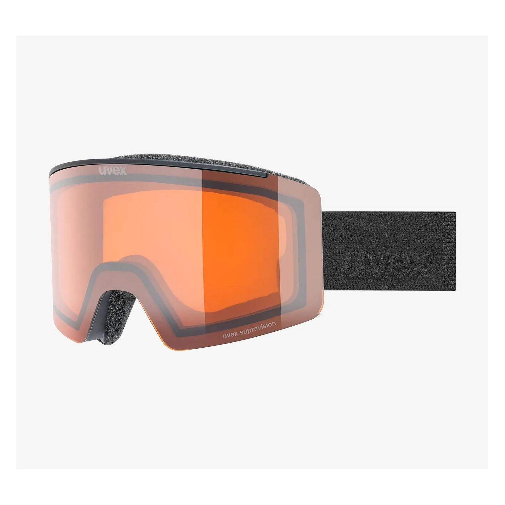 Uvex Skibrille Ignite LG - black matt/orange (72522321)