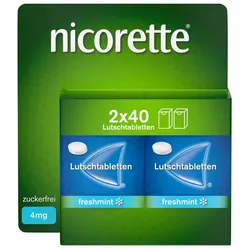 nicorette Lutschtablette freshmint 4 mg Nikotin 80 St