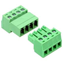 Donau Elektronik HNS381-04 Steckverbinder Polzahl 4 PA66, Messing, Stahl 8 A 300 V Geeigneter Leiterquerschnitt: 0,08 mm² - 1,5 mm²
