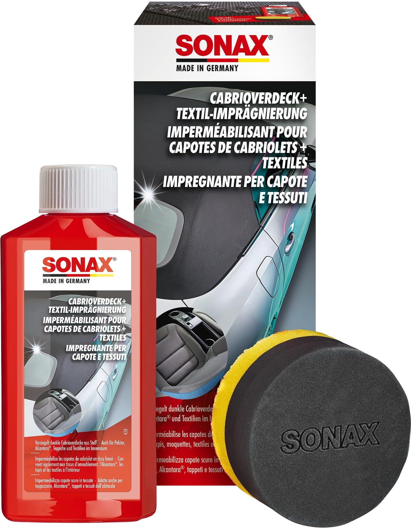 Sonax Verdeck-/textilimprägnierung Cabrioverdeck+textil-Imprägnierung [250 Ml] 03101410 0.25l