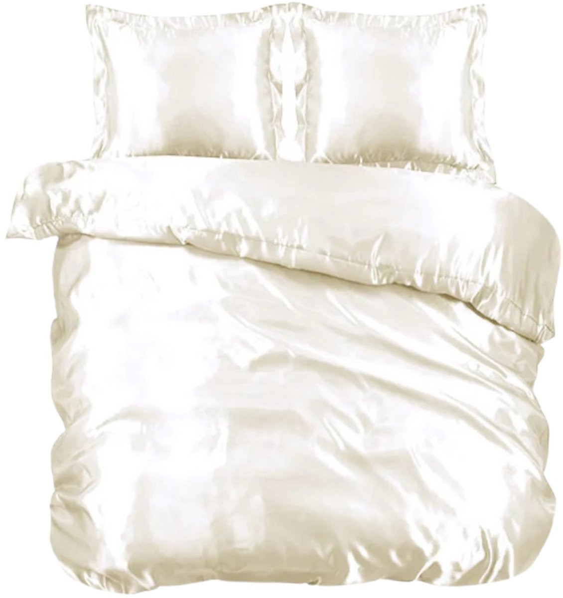 Why Not Beauty Silk Dekbedovertrek - Chique Creme - 200 x 220 cm