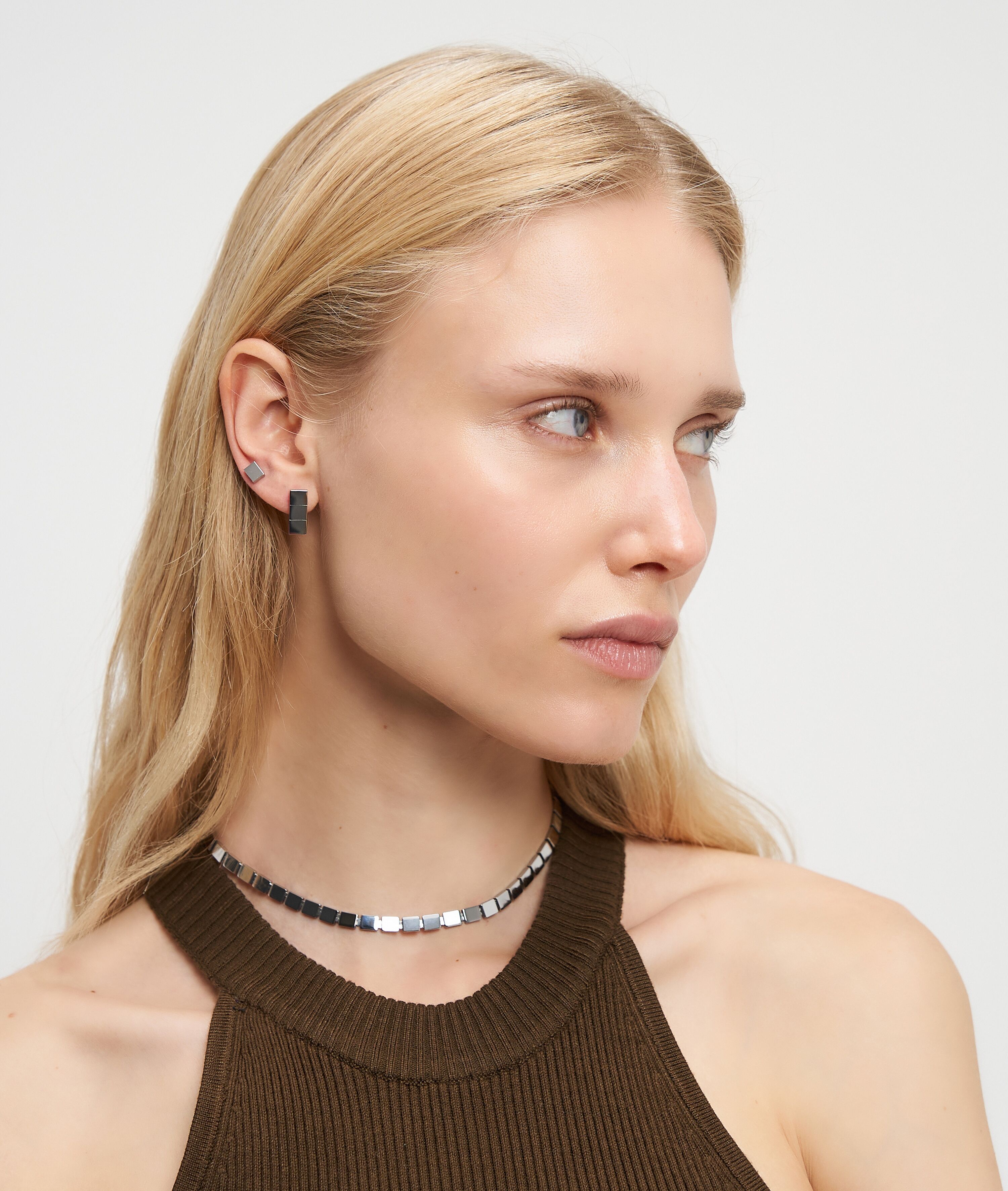 Paar Ohrhänger LIEBESKIND BERLIN "Schmuck Geschenk Edelstahl Ohrringe Berlin Nights", silber (edelstahlfarben), Ohrringe, Damen, Edelstahl, Paar Ohrhänger