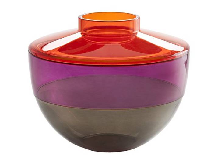 Kartell Shibuya Vase\, Plastique\, Violet\, 27x22x22 cm
