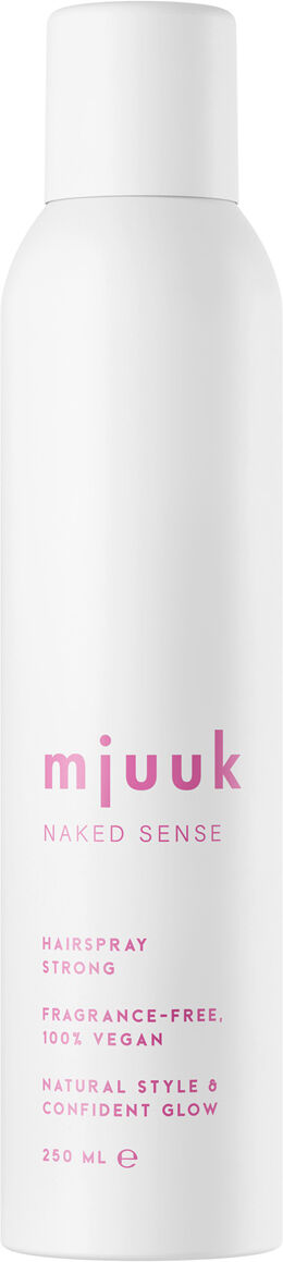 250ml Mjuuk Naked Sense Hairspray strong