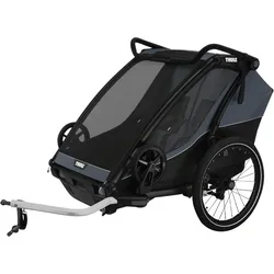 Thule Chariot Cab2 Fahrradanhänger, schwarz