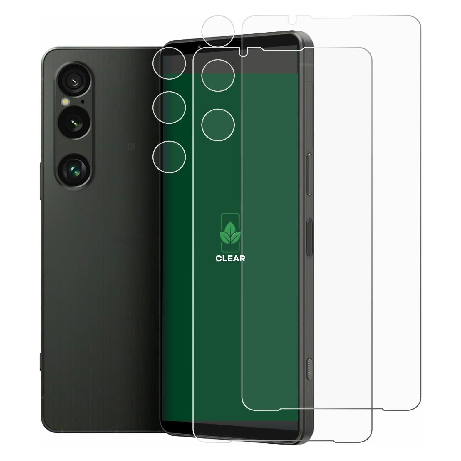 ScreenLeaf Schutzfolie für Sony Xperia 1 VI (Display+Kamera) Displayschutz Display Schutz Folie Klar (Sony Xperia 1 VI) (6154939)