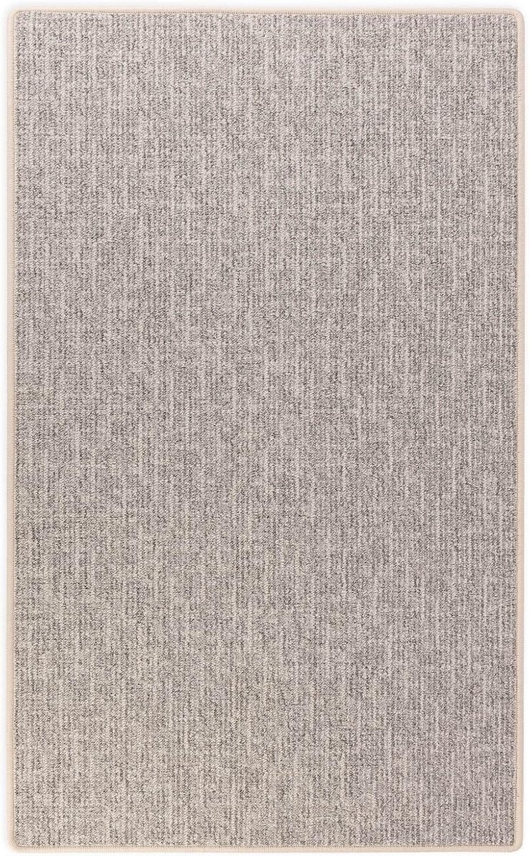 Karpet op Maat Vloerkleed Runner Zilver 100 x 100 cm