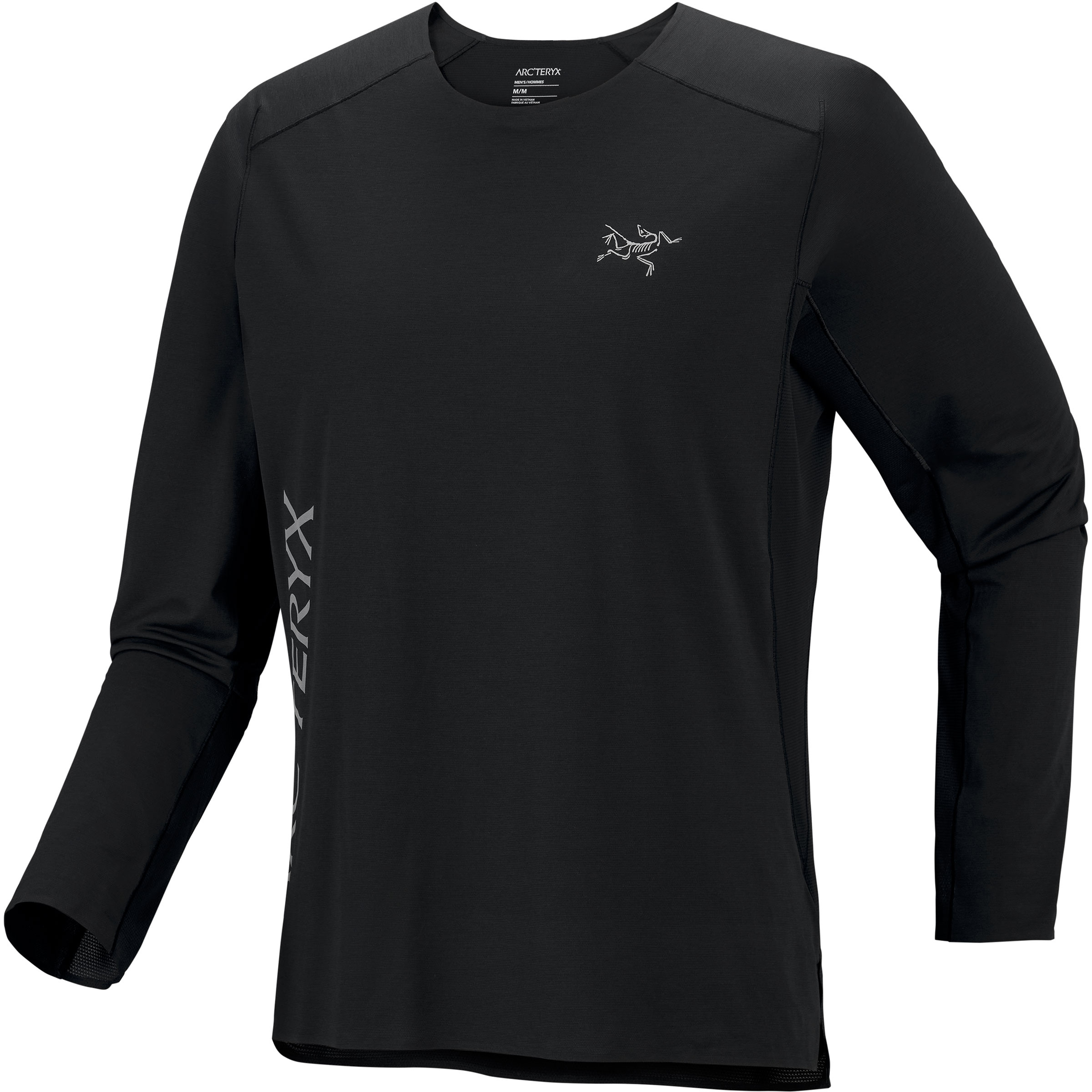 Arc'teryx Norvan Downword Logo Herren Laufshirts schwarz Größe XL Laufen | Trailrunning