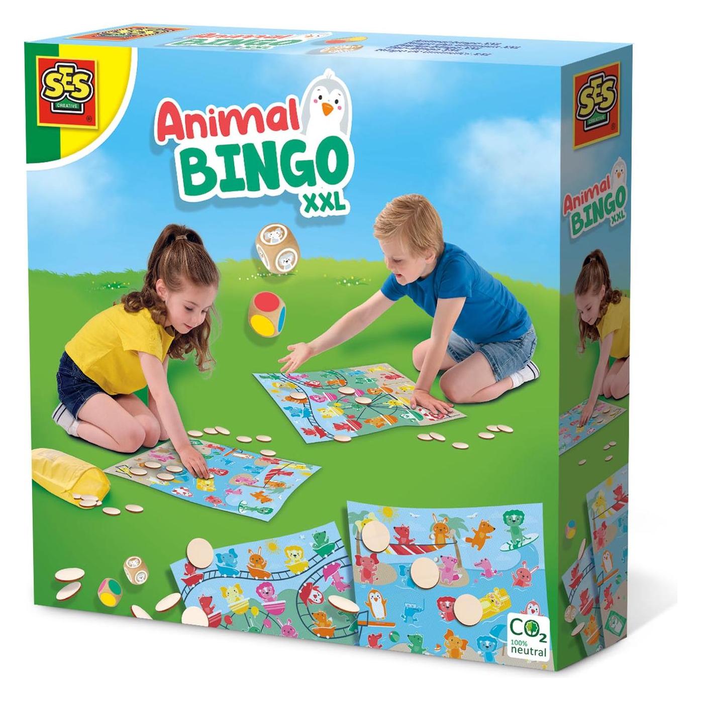 Ses Tiere Bingo XXL (Deutsch, Englisch, Französisch, 2 Spieler) (02231)