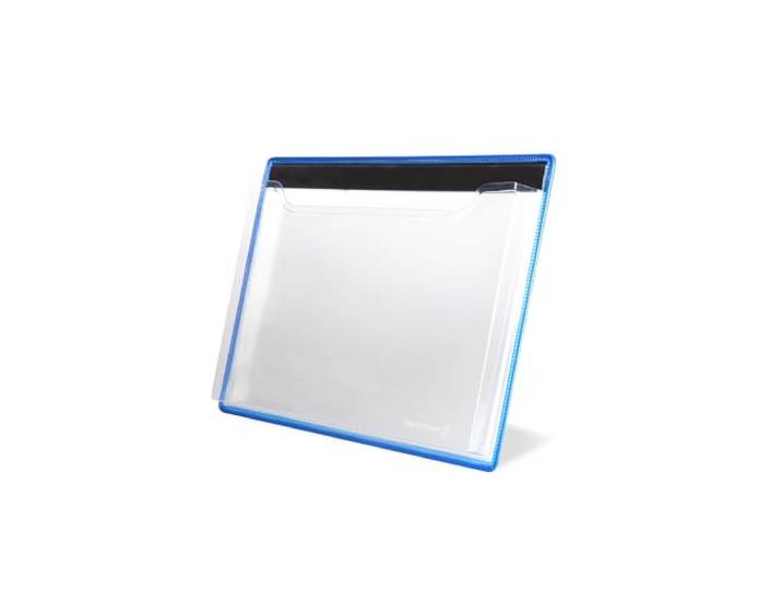 Djois\, 354141 – Porte-Brochures Magnétique Tarifold A4 Paysage\, 5 pcs Maintien magnétique puissant · Grande capacité 180 feuilles A4 · Idéal pour machines et ateliers