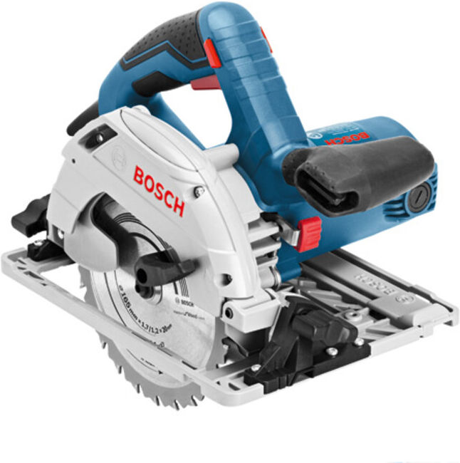 Scie circulaire portative BOSCH GKS 55+ GCE + FSN 1400 (0615990M91)