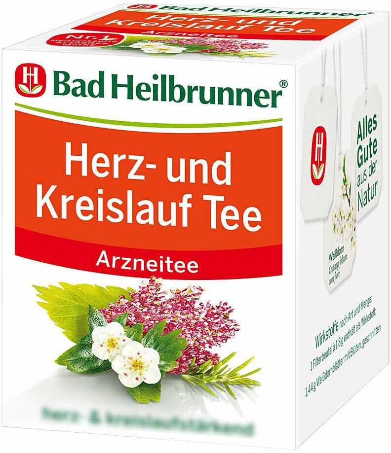 Bad Heilbrunner Herz- und Kreislauftee N 8X1.5g