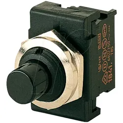 MAR 1841.1201 - Drucktaster, 6(4)A-250VAC, 1x (Ein), sw