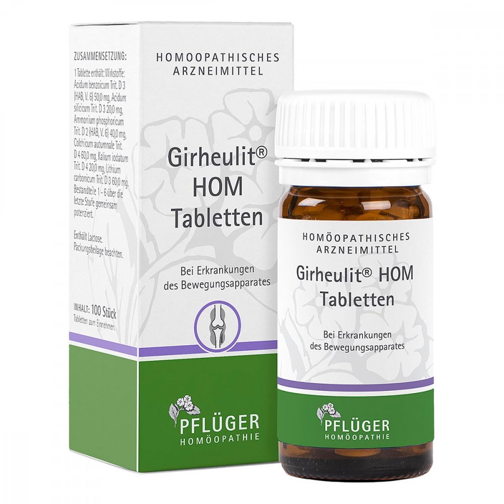 Homöopathisches Laboratorium Alexander Pflüger Gmb Girheulit Hom Tabletten 05561074