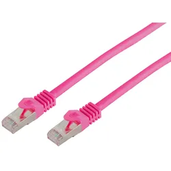 SHVP 75512-M - 2 m Patchkabel - Cat.7-Rohkabel magenta