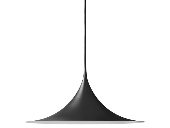 Gubi - Suspension Semi - Noir - Métal émaillé - Designer Torsten Thorup