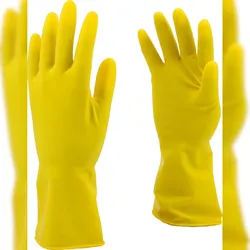 TRIZERATOP Arbeitshandschuhe , Haushaltshandschuhe, Latex strukturiert Gr. 9/L
