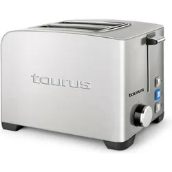 Taurus Toaster TOAST II LEGEND 2R 900 W, Toaster, Grau, Silber