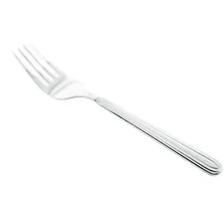Almina 6 Tlg. Kuchengabel-Set in Silber 18/10 aus Chrom-Edelstahl mit Motiv
