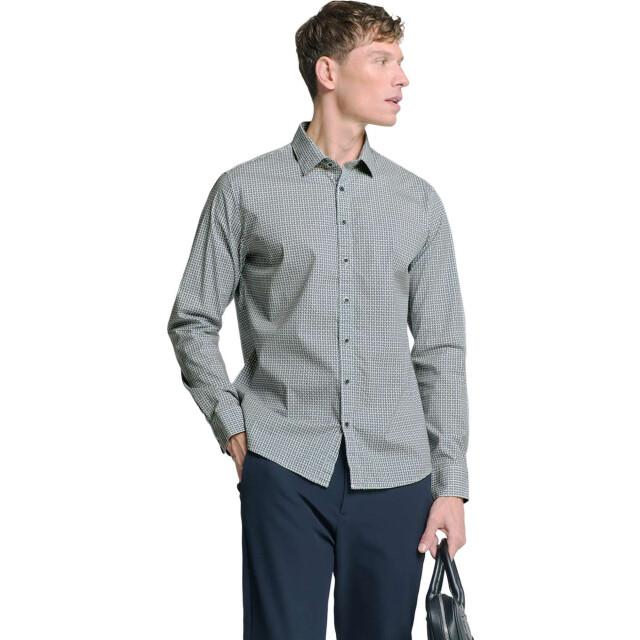 No Excess Shirt stretch allover printed cloud