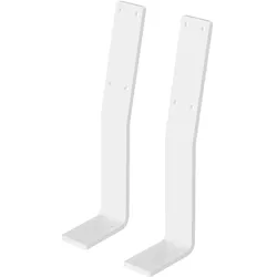 ML-Design Rückenlehnenhalterung 2er Set Weiß | Stahl 345x90x50 mm, Halterung für Bänke & Sitzmöbel