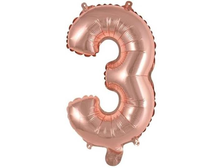 amscan folieballon cijfer 3