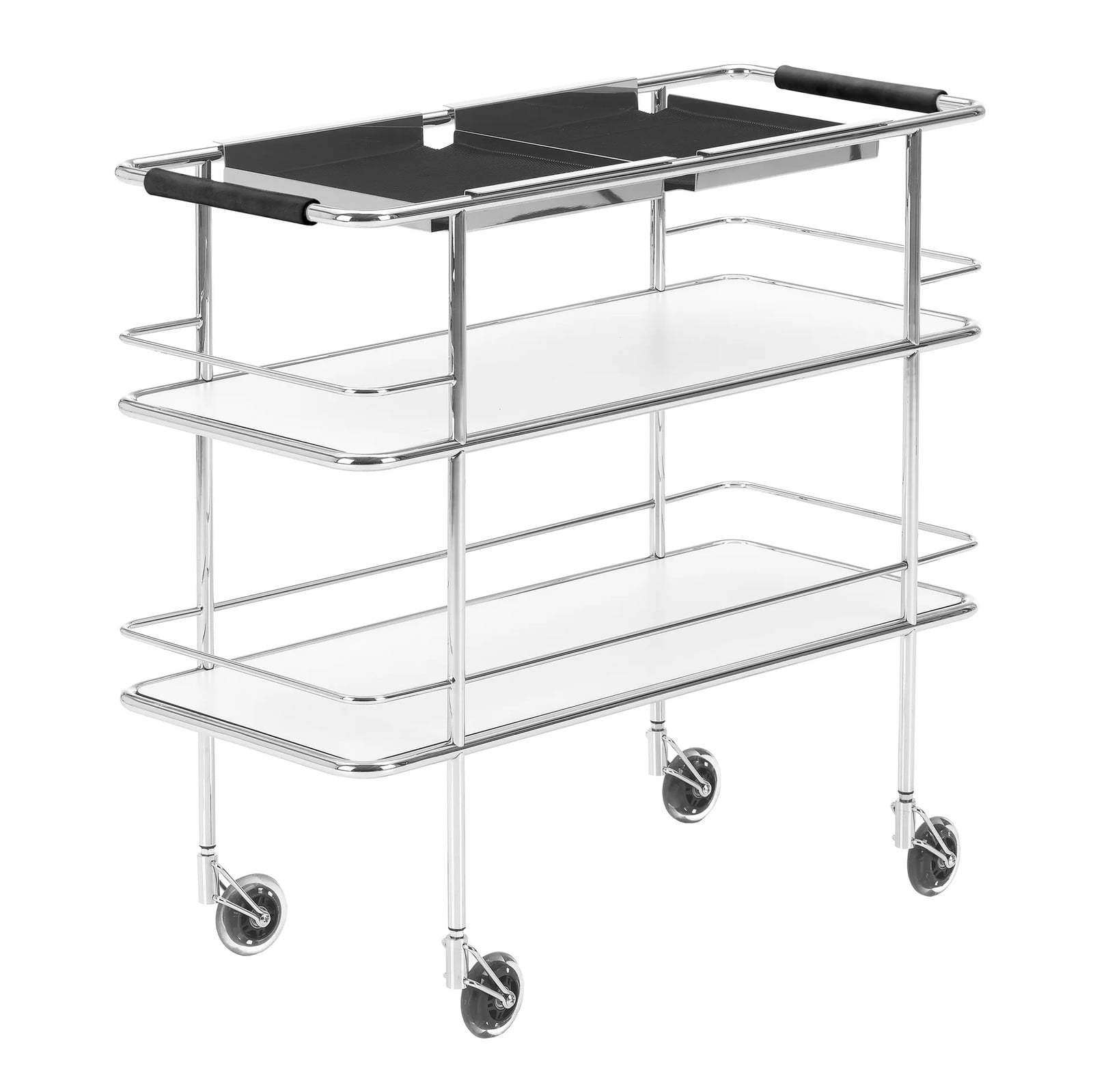 Lammhults Cargo Support serveerwagen Wit laminaat en chroom
