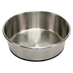 KERBL Rutschfester Edelstahlnapf für Hund oder Katze 1600 ml