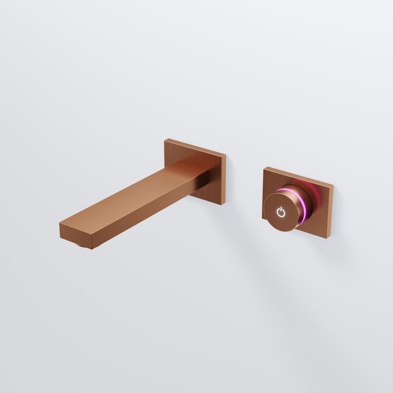 Steinberg Serie 390 iFlow - Vollelektronische Wand-Waschtisch-Armatur, Kupfer gebürstet 390 1816 BC