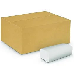 Velvet Zellstoff ZZ Falttücher, Haushaltspapier, Weiss