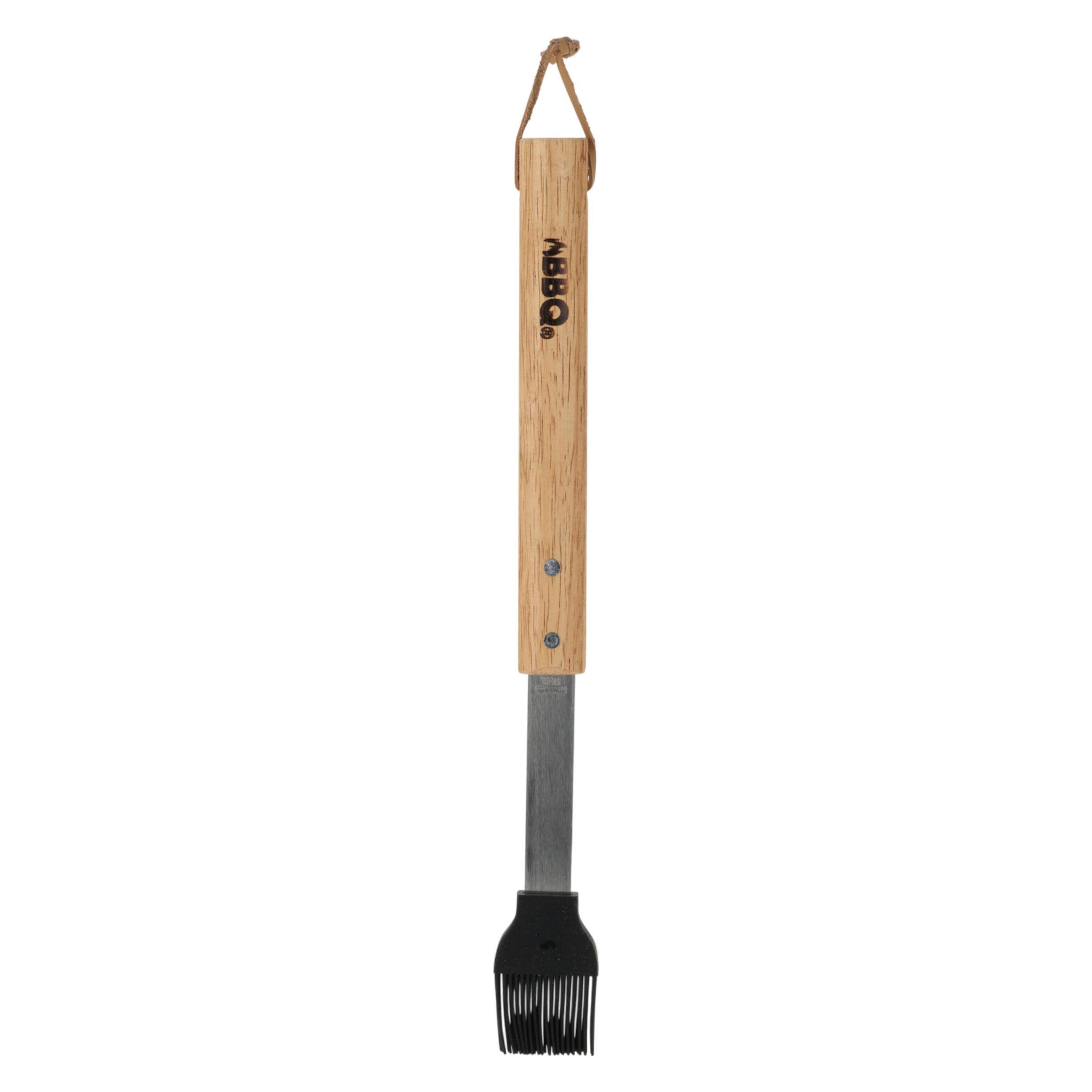 Nobrand BBQ Brush Stainless Steel Wood 38cm (38 cm) (65488587)