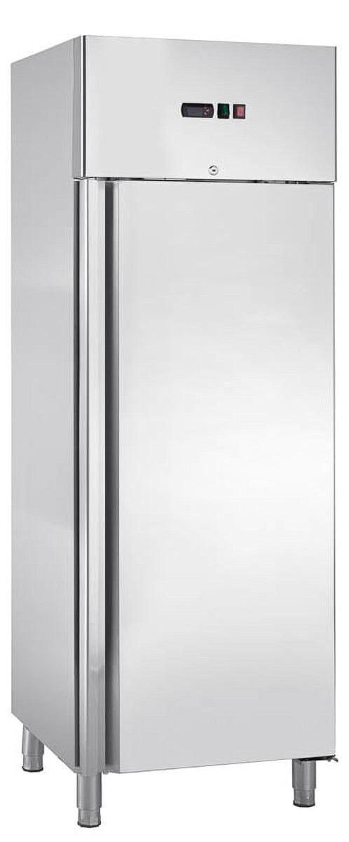 GastroHero Tiefkühlschrank SNACKH400BTV | 429 Liter | Edelstahl | GN 1/1 | Umluftkühlung | Digitalthermostat | Profi Gewerbe Tiefkühler